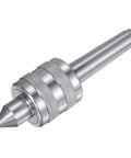MT2 Live Center for CNC Lathe, Morse Taper Precision Medium Duty Rotary Knurling Live Center, Hardened 50HRC Body, 40Cr Tool Steel Tip