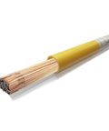 ER70S-6 Three Thirty Second Inch TIG Filler Rods, 36 Inch Long, Ten Pound Tube Pack, Mild Steel, for single pass welds