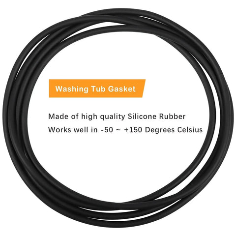 Front Load Washer Tub Bearings And Seal Kit Replacement For DIY Friendly Noisy Washers Includes Silicone Rubber Tub Gasket