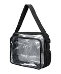 Clear Antistatic Crossbody Tool Bag with adjustable strap for techs, designed to keep static outta your circuit boards.