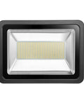 Top view of 10 Pack 300W LED Flood Lights Outdoor Beast Mode IP65 Waterproof Security Yard Lamp with black frame.