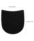 Shoe Heel Pads 1 Pair Non Slip Rubber Heel Protectors Anti Wear Patch For Shoe Repair Cushions Inserts For Men Women