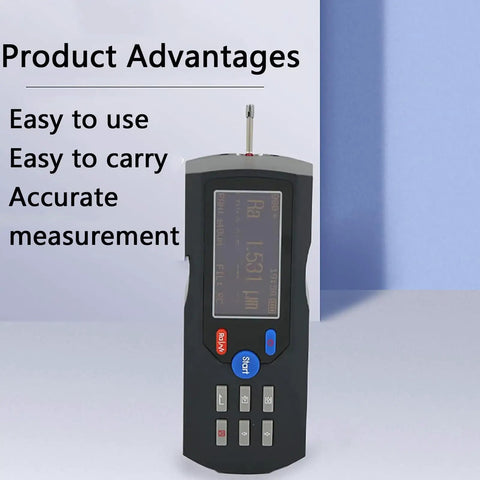 Pro Grade Ultra Accurate Surface Roughness Tester Profilometer With LCD Display Digital Gauge on table