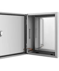 Heavy Duty Tough As Nails Outdoor Electrical Enclosure Box 20x12x10 Inches IP66 Weatherproof Junction Box with open hinged cover