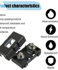 Street Tested Midi Fuse Holders With 50 Amp Fuses, 2 Pack Heavy Duty Automotive kit with sturdy splashproof design.