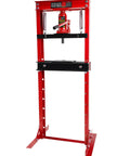 Beefy 12 Ton Hydraulic Shop Press Heavy Duty H Frame Garage Floor Press With Adjustable Work Table And Stamping Plates Industrial