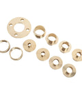 11 Piece Router Guide Kit Pro Grade Brass Template Bushing Guides Set For Woodworking Efficiency And Precision Heavy Duty Easy Installation
