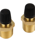 1/4-Inch MNPT Male Tank Valve With Protective Caps Pack Of 2 Keeps Air From Leaking And Delivers Reliable 200 PSI Performance For Air Compressors, Tanks, And Vessels