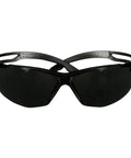 Top Tier Sport Safety Glasses Featuring Ir Five Gray Optics And Recessed Temple Ribs For Knockout Comfort And Seamless Ppe Compatibility On Heavy Duty Work Sites, front view.