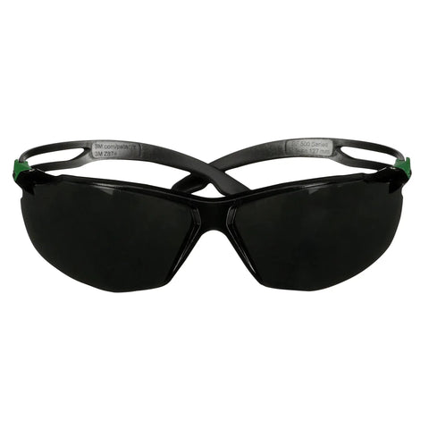 Top Tier Sport Safety Glasses Featuring Ir Five Gray Optics And Recessed Temple Ribs For Knockout Comfort And Seamless Ppe Compatibility On Heavy Duty Work Sites, front view.