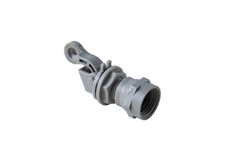 2 Pack One Half Inch NPT Mini Float Ball Valve Kit For Auto Water Tank Durable ABS Top Up Valve For Ponds Chickens Livestock Troughs Aquariums Hydroponics And Aquaculture, gray ABS valve