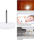 Heavy Duty White Nylon Furniture Sliders Nail On Chair Leg Protectors Floor Glide Pads With Bulletproof Grip Silky Smooth Glide Scratch Shield Table Guards 30 Pack with steel spike for easy installation.