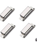 Magnetic Door Catch 50lb Pull Tough As Nails Heavy Duty All Metal Stainless Steel Cabinet Closet Latch Set For Kitchen And Bathrooms