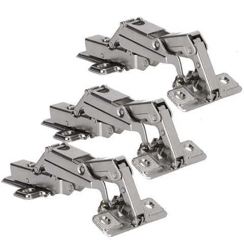 Soft Close Concealed Cabinet Hinges 175 Degree Swivel For Kitchen Cabinets, Corner Wall Cabinets And Wardrobe Bookcases, 3 Pcs With Screws