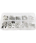 250 Pcs Ultra Thin Flat Washer Kit Adjustable Shim Set 0.1mm 0.2mm 0.3mm 304 Stainless Steel A2 For Precision Metalworking DIY Projects And Automotive And Machinery Assembly in organizer box