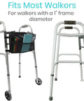 Heavy Duty Walker Wheels And Ski Glides Conversion Kit Built Like A Tank For Smooth Folding Mobility Rollers Featuring Universal Slide On Casters No Fuss Senior Travel Upgrade, portable walker with bag and rubber wheels.