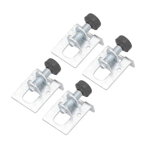Rock Solid Heavy Duty Leveling Feet for Furniture With Floor Safe Design, Adjustable Anti Scratch Protectors for Cabinets Shelves Tables and Desks, floor-safe iron and plastic feet set