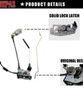 Ford Door Latch Assembly With Cable And Rod For Rear Right Cargo Door Replacement Heavy-Duty Direct Fit For E150 E250 E350 1992-2014 Lock Kit 6C2Z-15431A02-AA OEM-Grade, detailed view showing components and design features