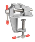 Mini Bench Vise for Jewelry Making and DIY Repairs, Sturdy Metal Clamp With 36mm Opening, Fits 34mm Table Thickness, Precision Hold