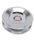 Beefed Up Alternator Fan And Pulley Kit For Chevy Small Block 327 350 383 400 Fits 1957 Through 1985 Chrome Pulley