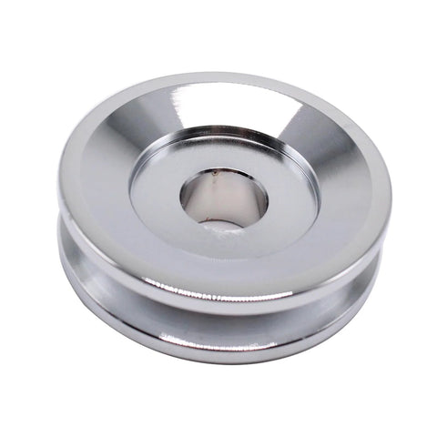 Beefed Up Alternator Fan And Pulley Kit For Chevy Small Block 327 350 383 400 Fits 1957 Through 1985 Chrome Pulley