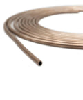 Coiled copper-nickel brake line tubing, 3/16 in OD, 25 ft length