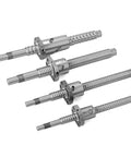 Beefy Heavy Duty Left-Hand Thread Ball Screw With Nut SFU2505 25mm Diameter 5mm Pitch Machined Ends shown in 550mm length