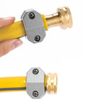 Zinc and Aluminum Female Hose Coupling for Five Eighths and Three Quarters Garden Hoses Dual Pack Durable Reusable Repair