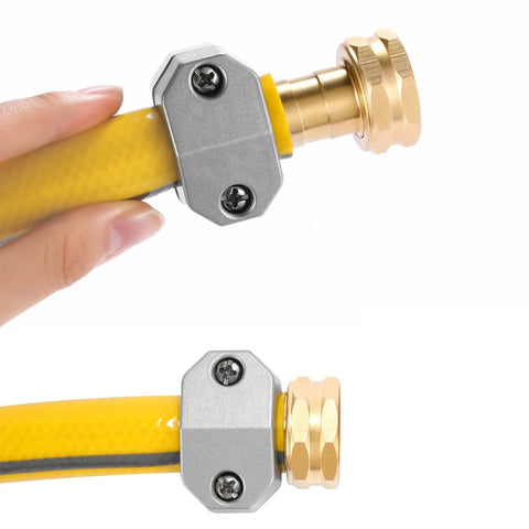 Zinc and Aluminum Female Hose Coupling for Five Eighths and Three Quarters Garden Hoses Dual Pack Durable Reusable Repair