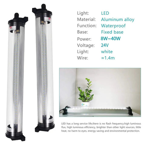 Beefy LED Work Light 12W 24V IP66 Waterproof Explosion Proof Lamp for CNC Machines Industrial Workshops