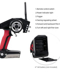 Drift Master 1 To 28 Scale RC Car With 4WD Drifting Action 30kmh Speed Electric RTR Metal Chassis remote control view, buttons labeled.