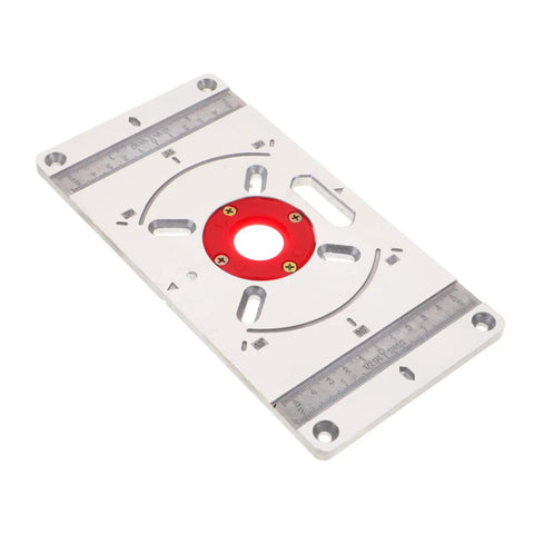 Router Sled For Milling Machine With Aluminum Insert Plate For Router Table, Slick Pro Grade Jig shown on a white background