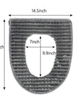 Soft Toilet Seat Cushion Cover Pad For Bathroom, Washable And Durable, Waterproof PU Backing, Fits Most Toilet Lids