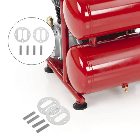 Aluminum Valve Plate Replacement Set For Air Compressors, Easy Install, Universal Compatibility, Gasket Connection, Spare Part For Pneumatic Repair And Quick Downtime Fix, with plates and gaskets