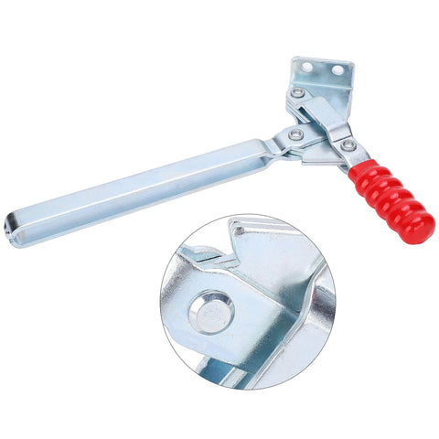 Vertical Toggle Clamp Beefy 180Kg Clamping Force With Lengthened Arm Iron Galvanized Quick Release Workholding Tool close-up