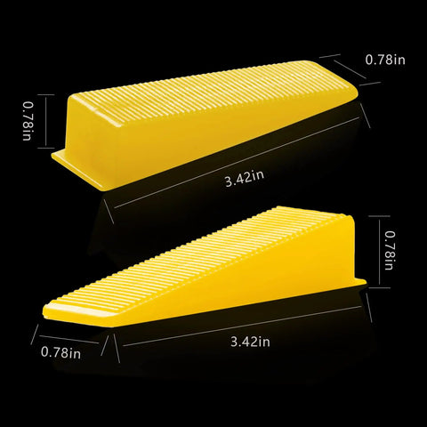 Reusable Tile Leveling Wedges Set DIY Friendly Pro Grade Tile Leveling System Kit With One Eighth One Sixteenth One Thirty Second Inch