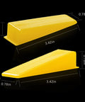 Reusable Tile Leveling Wedges For DIY Installations Durable 1000 Piece Leveling System Kit With One Eighth Inch Spacers Yellow