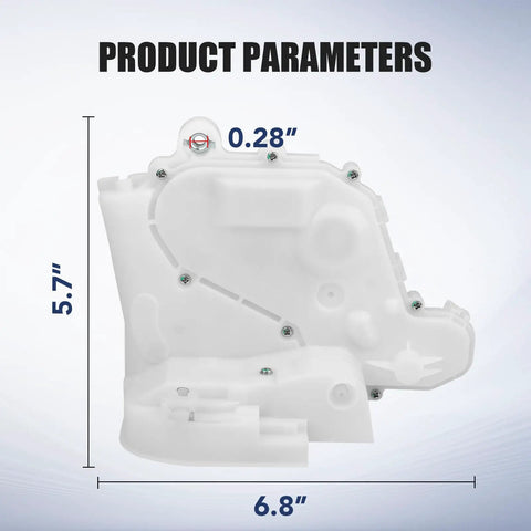 Dimensions of Honda CRV Front Passenger Side Door Lock Actuator Replacement For 2007 2008 2009 2010 2011 OEM-Grade