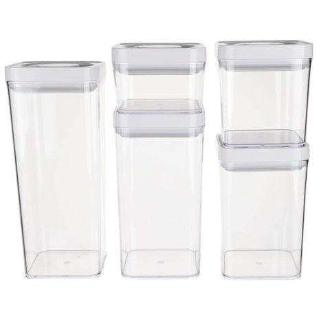 Keeping Your Pantry Crisp With This Straight Up Durable 10 Piece Square Food Storage Container Set Bpa Free Dishwasher Safe Twist Lock Design Built Solid For Everyday Kitchen Life And Total Game Changer