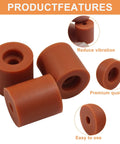 Close-up of 12 Pack Silicone Bed Mounts And Leveling Springs For 3D Printers in orange, designed to cut bed vibration and improve stability.