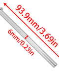 3.5 Inch Stainless Steel Door Hinge Pins Set For Smooth Door Closure Replacement Hinges 6 Pack Oil Film Coated Pins
