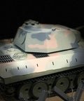 German Panther V One Sixteenth Scale RC Tank With Two Point Four GHz Infrared Battle System detailed shot of tank turret