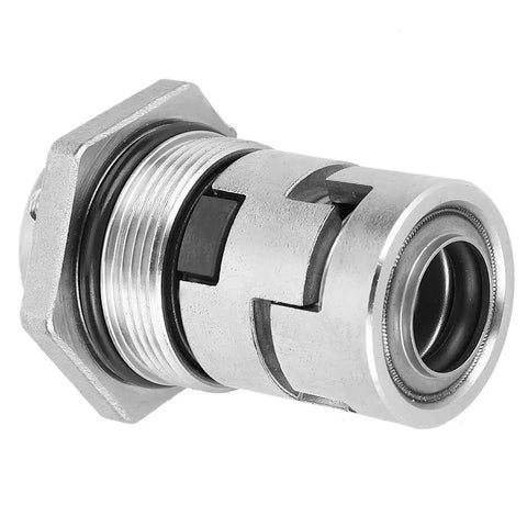 16mm Stainless Steel Vertical Multistage Mechanical Seal For Water Treatment And Seawater High Pressure High Temperature Resistant Pump Seal Replacement Tough As Nails Durable Heavy Duty Seal For Pumps, shown angled