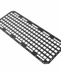 Aluminum L Track Storage Panel For Truck Bed Molle Panel Rack With Touch Fastener Straps And Elastic Cords 883x330x2mm