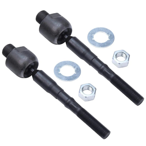 Front 10 Piece Suspension Kit For 2013 2014 2015 Acura ILX Includes 2 Front Lower Ball Joints 2 Front Sway Bar Links 4 Inner And Outer Tie Rods And Tie Rod Boots For A Strong Smooth Ride, two tie rod ends with nuts and washers
