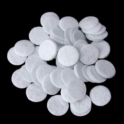 200 Pcs Microdermabrasion Cotton Filters Replacement 10 mm Universal Fit Diamond Dermabrasion Vacuum Filters shown on black