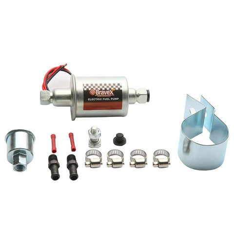 Universal Electric Fuel Pump 5 To 9 PSI 12V With Installation Kit Plug And Play Low Pressure Fuel Delivery For Cars Trucks Boats And Generators