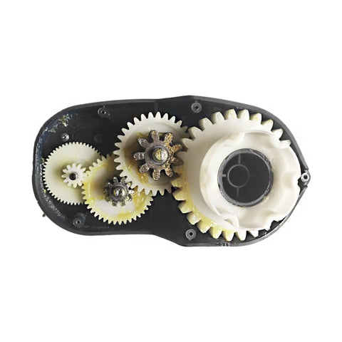 Dual Shaft High Torque Gear Motor For Kids Ride On Cars 12V 24V Upgrade Kit With Metal Gearbox, internal gear view