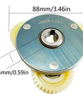 Beefy 36T Nylon Planetary Gear Clutch Kit For 500W 1000W Left End Hub Motors, gear measurements 88mm diameter, 15mm thickness.