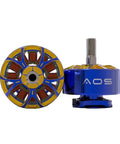 AOS Supernova 2207.5 Brushless Motor 1980KV 6S Lipo For FPV Freestyle close-up showing motor coils and structure.